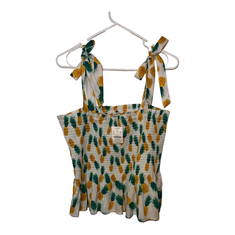 J Crew cute summer tank top, large, NWT